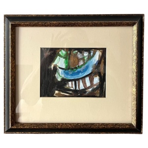 David Meshulam Framed Work on Paper