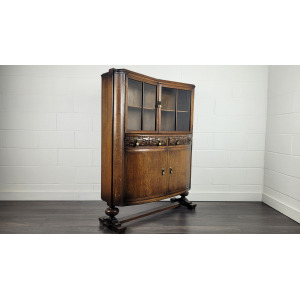 Ercol Glazed Display Cabinet Unit, 40s