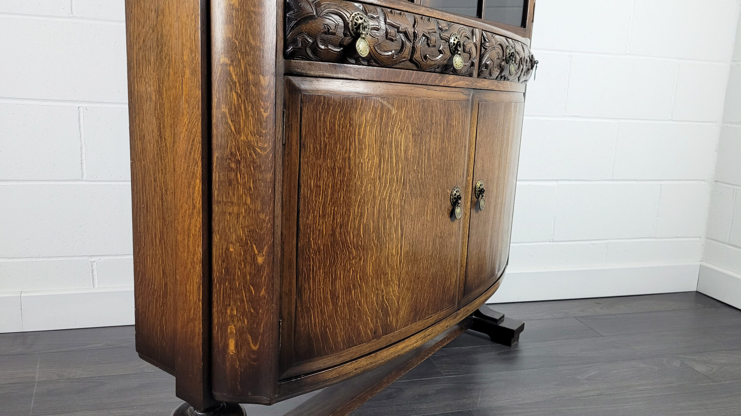 Ercol Glazed Display Cabinet Unit, 40s