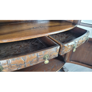 Ercol Glazed Display Cabinet Unit, 40s