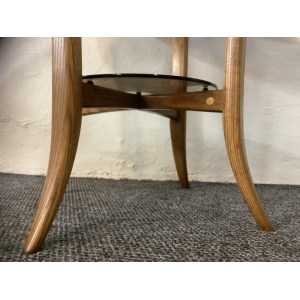 Ercol 1062 Side Pedestal Table In Golden Dawn Finish.