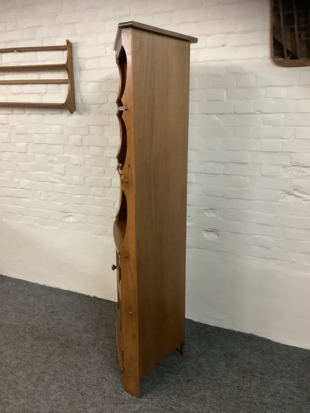 Ercol Colonial Corner Display Cabinet In Golden Dawn Finish.
