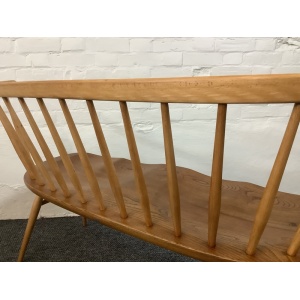 Ercol Windsor 349 Love Seat In Light Finish.