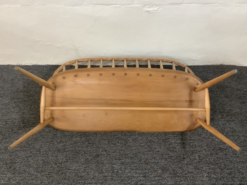 Ercol Windsor 349 Love Seat In Light Finish.