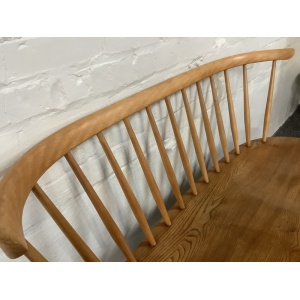 Ercol Windsor 349 Love Seat In Light Finish.