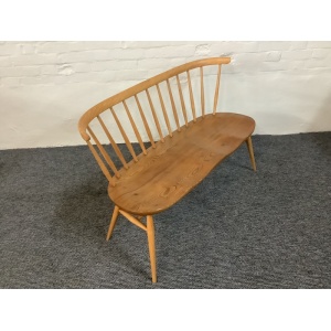 Ercol Windsor 349 Love Seat In Light Finish.