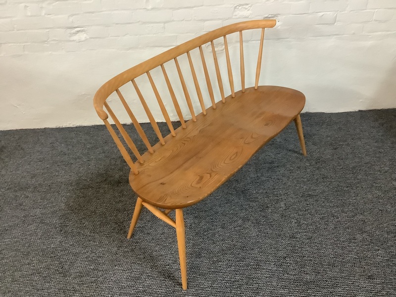 Ercol Windsor 349 Love Seat In Light Finish.