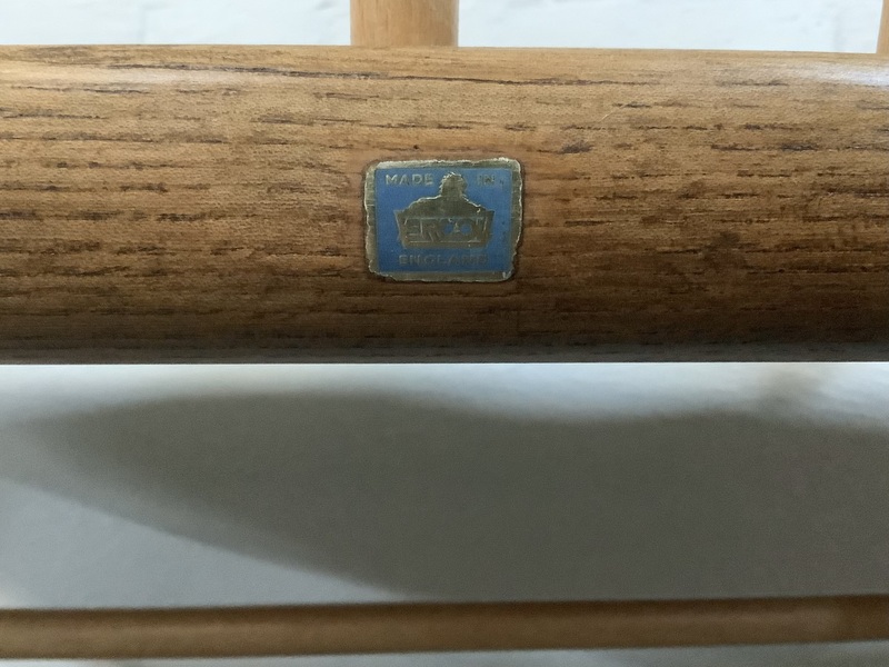 Ercol Windsor 349 Love Seat In Light Finish.