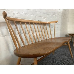 Ercol Windsor 349 Love Seat In Light Finish.