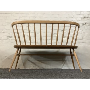 Ercol Windsor 349 Love Seat In Light Finish.