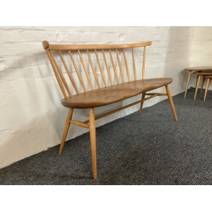 Ercol Windsor 349 Love Seat In Light Finish.
