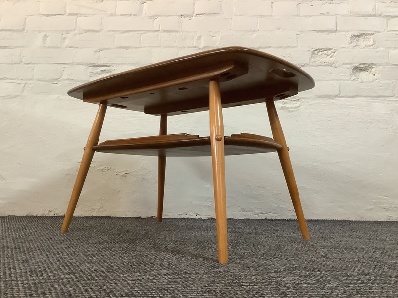 Ercol Windsor 457 Butler’s Table In Natural Elm Finish.