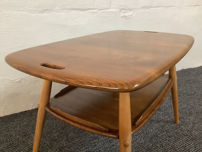 Ercol Windsor 457 Butler’s Table In Natural Elm Finish.