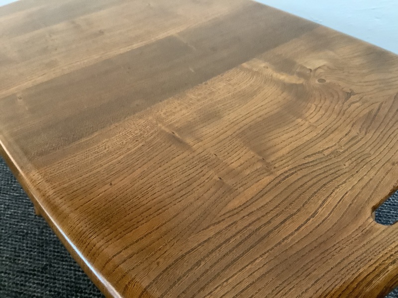 Ercol Windsor 457 Butler’s Table In Natural Elm Finish.