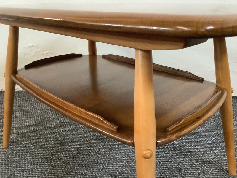 Ercol Windsor 457 Butler’s Table In Natural Elm Finish.