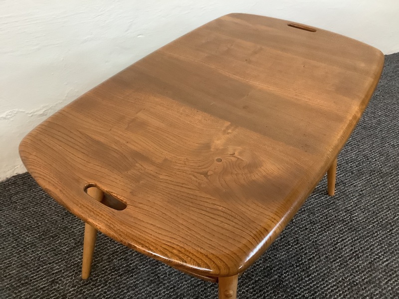 Ercol Windsor 457 Butler’s Table In Natural Elm Finish.