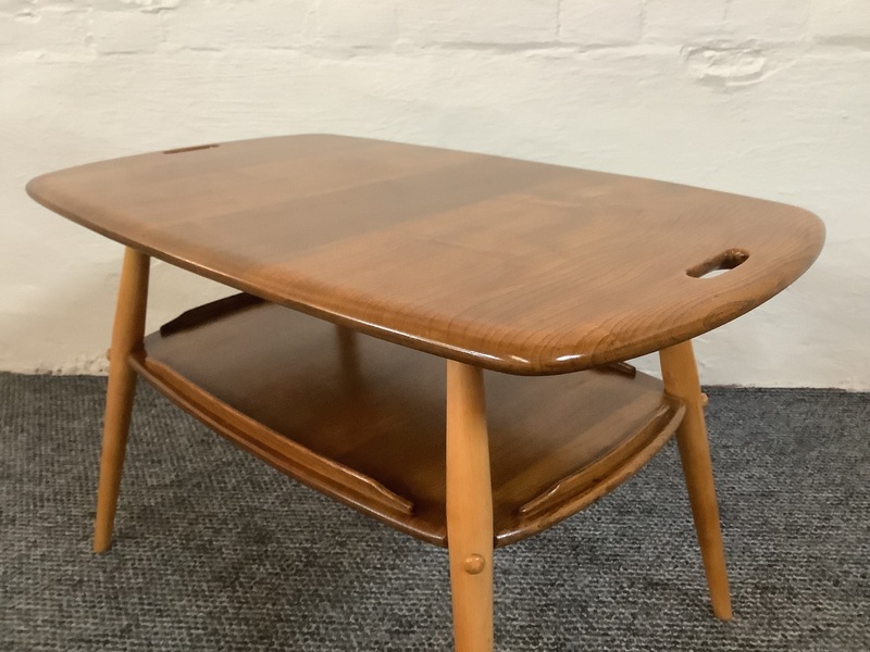 Ercol Windsor 457 Butler’s Table In Natural Elm Finish.