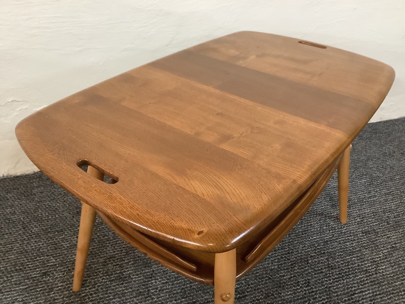 Ercol Windsor 457 Butler’s Table In Natural Elm Finish.