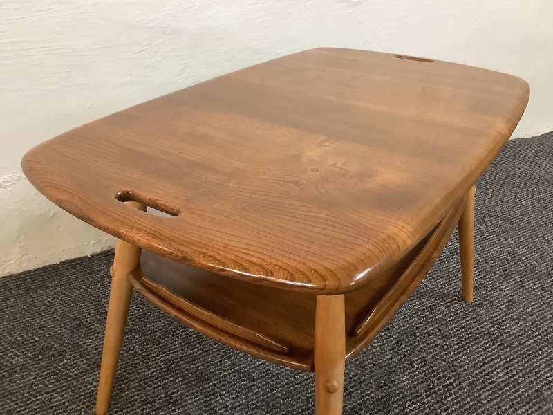 Ercol Windsor 457 Butler’s Table In Natural Elm Finish.