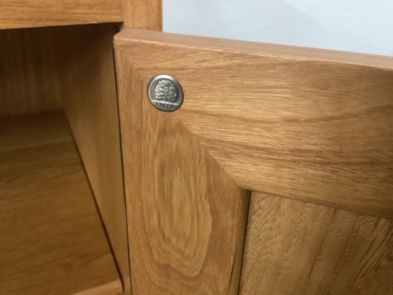 Ercol Windsor Cabinet In Light Finish.