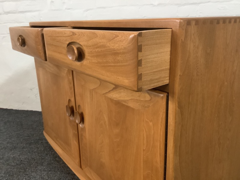 Ercol Windsor Cabinet In Light Finish.