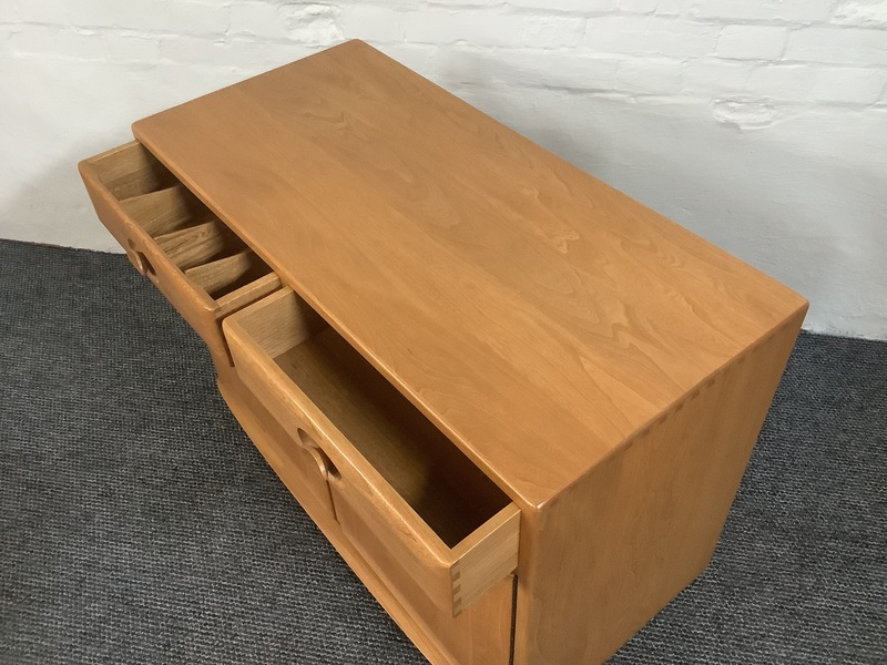Ercol Windsor Cabinet In Light Finish.