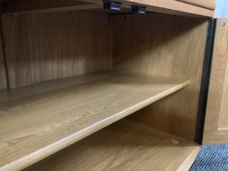 Ercol Windsor Cabinet In Light Finish.
