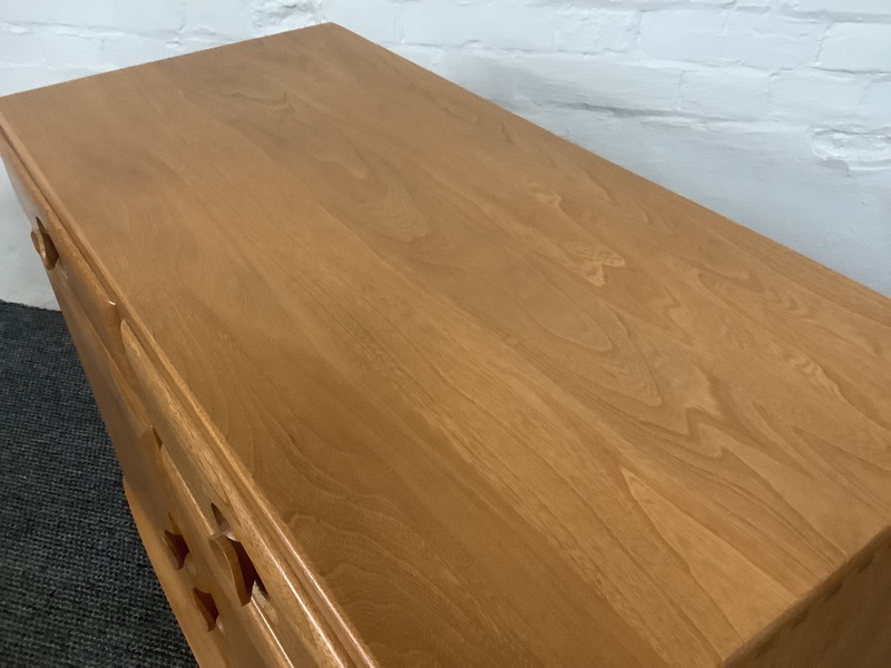 Ercol Windsor Cabinet In Light Finish.