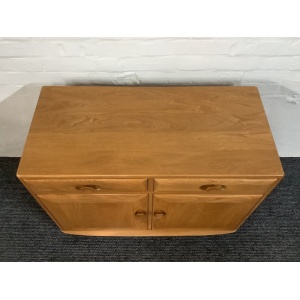 Ercol Windsor Cabinet In Light Finish.