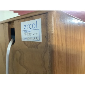 Ercol Windsor High Display Cabinet In Light Finish.