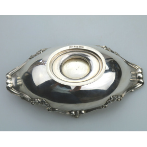 A very fine antique English solid silver pedestal Basket by George Fox 410g C.1905