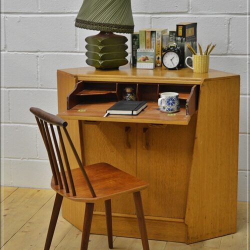G Plan E Gomme Vintage Corner Bureau Desk Danish Mid Century Retro DELIVERY