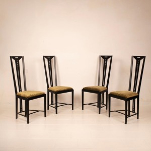 "Gallery" chairs by Umberto Asnago and Ambrogio Pozzi for Giorgetti 1975