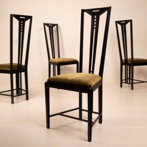 "Gallery" chairs by Umberto Asnago and Ambrogio Pozzi for Giorgetti 1975
