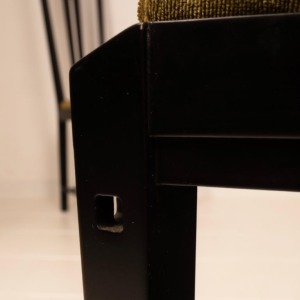 "Gallery" chairs by Umberto Asnago and Ambrogio Pozzi for Giorgetti 1975
