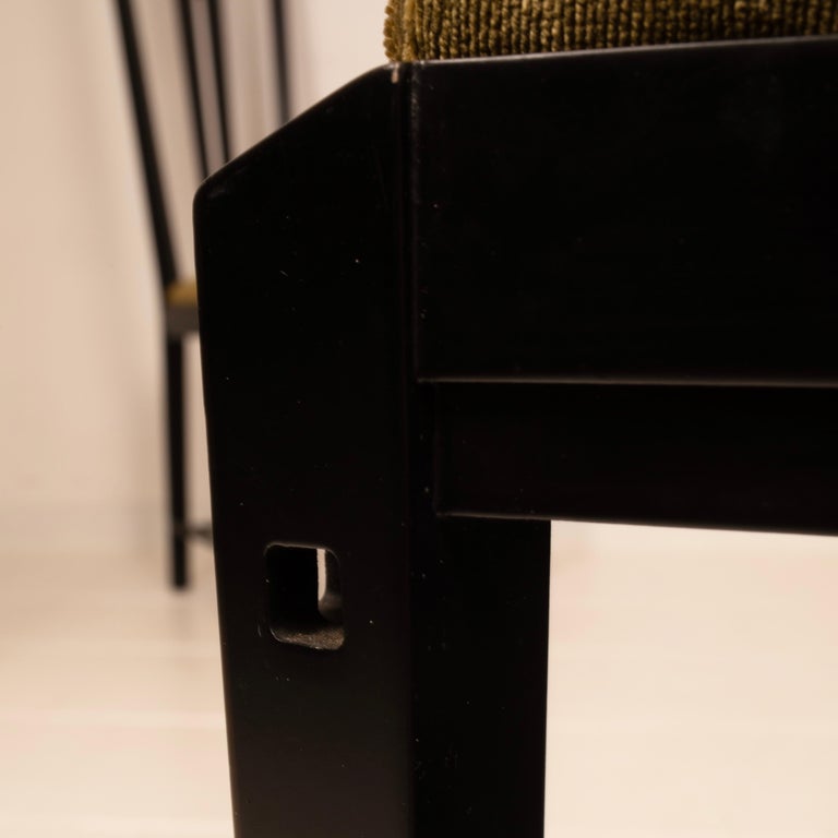 "Gallery" chairs by Umberto Asnago and Ambrogio Pozzi for Giorgetti 1975