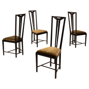 "Gallery" chairs by Umberto Asnago and Ambrogio Pozzi for Giorgetti 1975