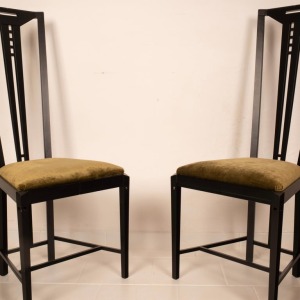 "Gallery" chairs by Umberto Asnago and Ambrogio Pozzi for Giorgetti 1975