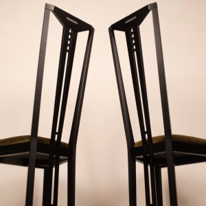 "Gallery" chairs by Umberto Asnago and Ambrogio Pozzi for Giorgetti 1975