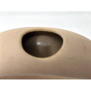 Hartstone Signed Circular Donut Shape Pottery Pitcher Wine Jug