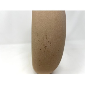 Hartstone Signed Circular Donut Shape Pottery Pitcher Wine Jug