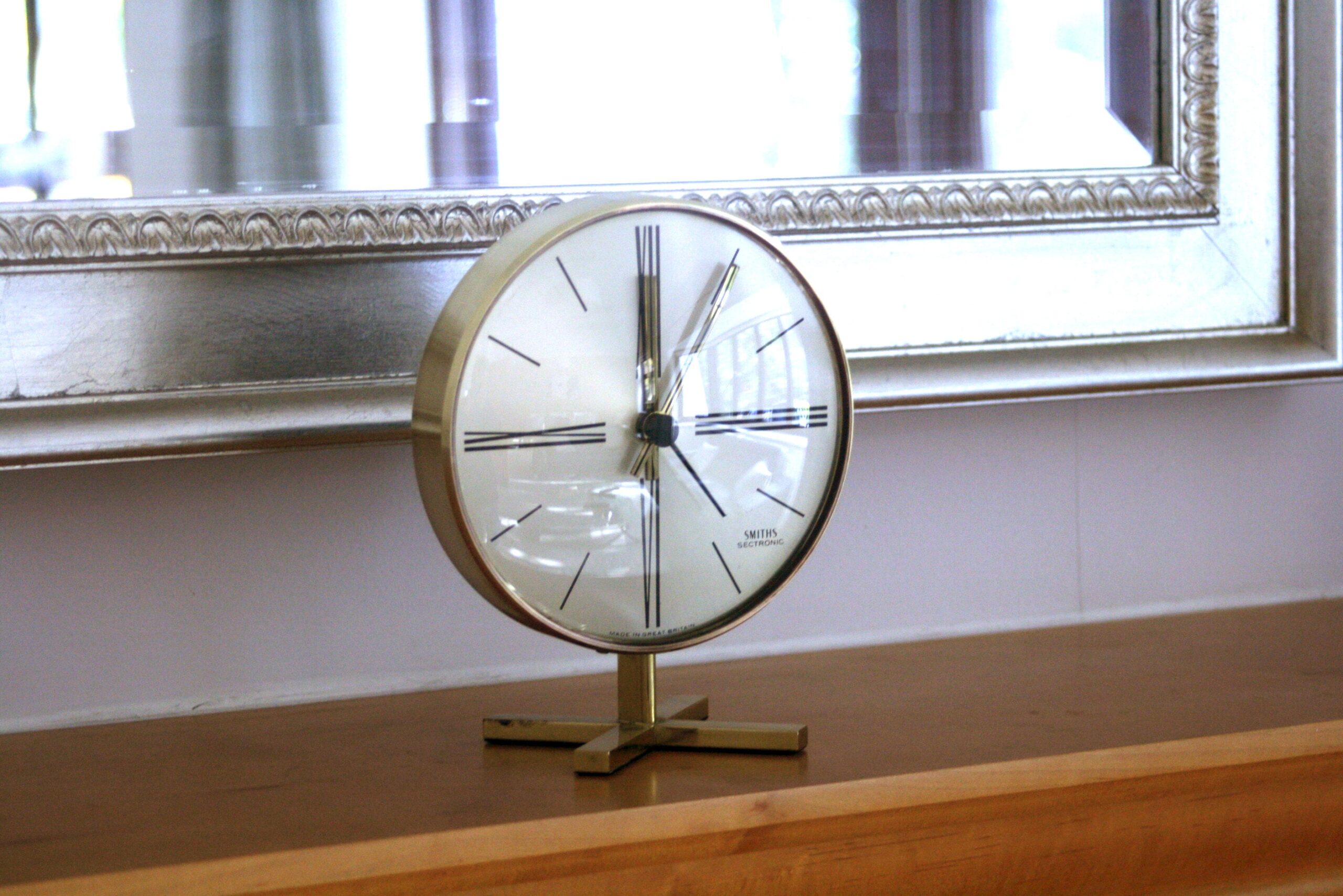 Smiths "Rondell" Mantel Clock, vintage, 1970s