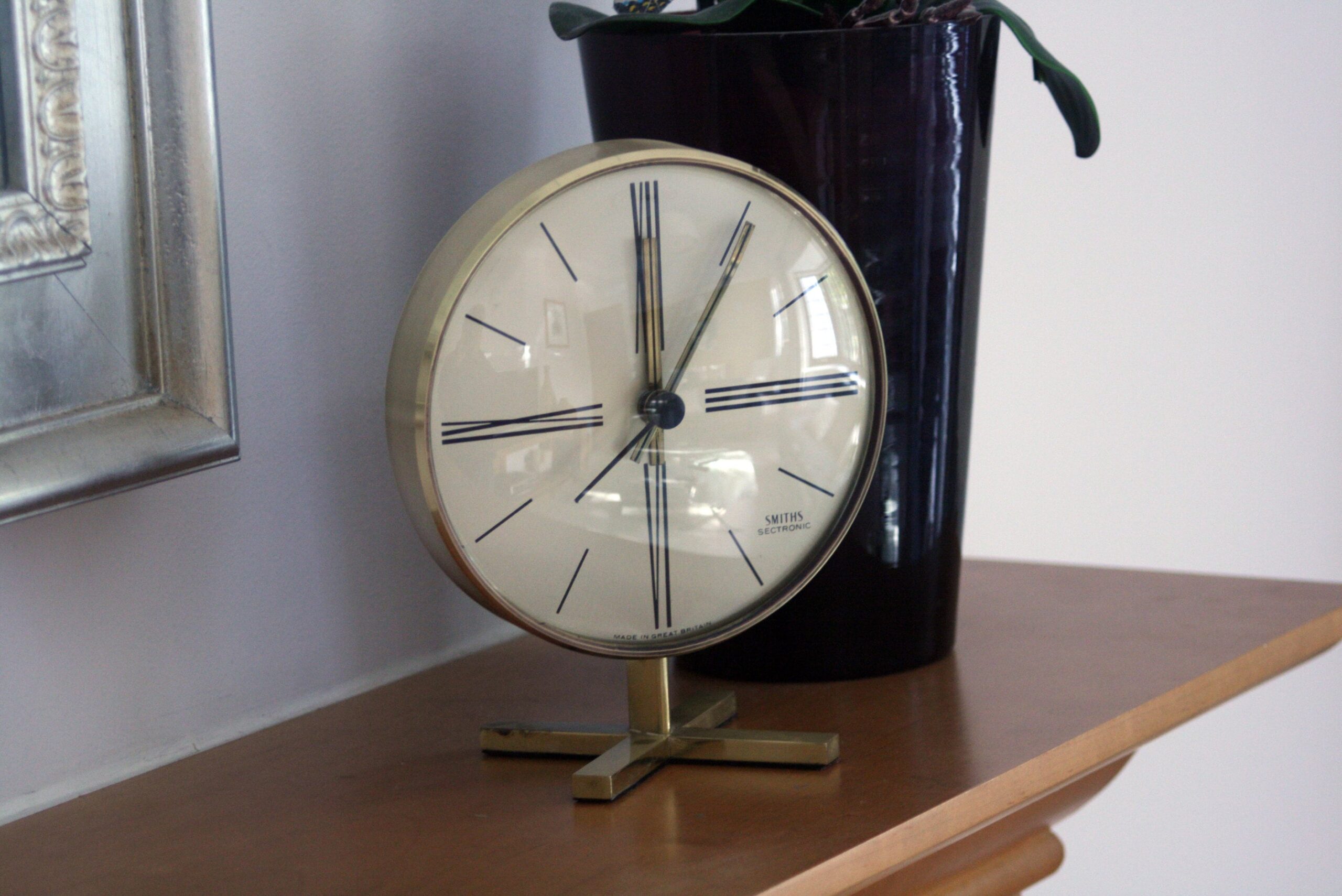Smiths "Rondell" Mantel Clock, vintage, 1970s