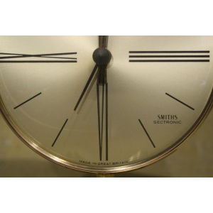 Smiths "Rondell" Mantel Clock, vintage, 1970s