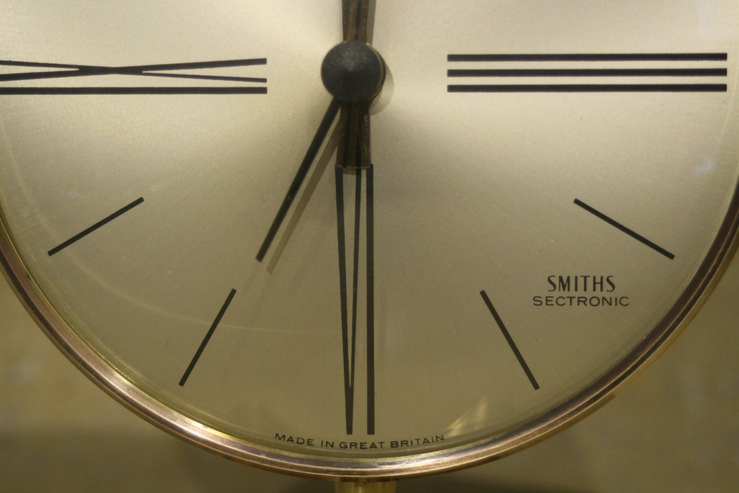 Smiths "Rondell" Mantel Clock, vintage, 1970s