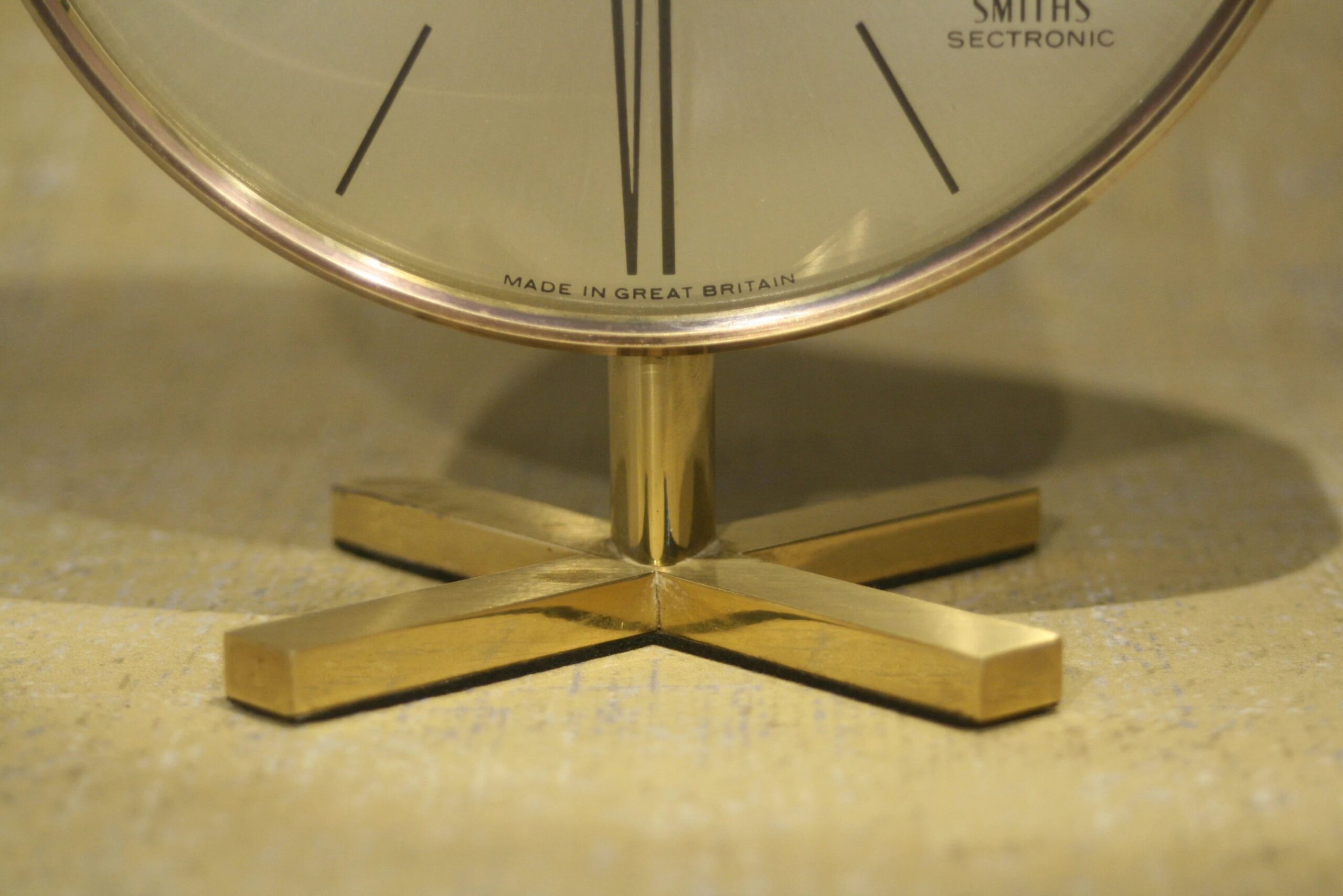 Smiths "Rondell" Mantel Clock, vintage, 1970s