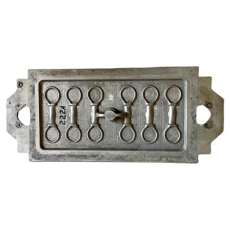 Industrial Cast Metal Pattern Mold, American Factory Parts, Garden Sculpture