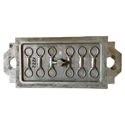 Industrial Cast Metal Pattern Mold, American Factory Parts, Garden Sculpture
