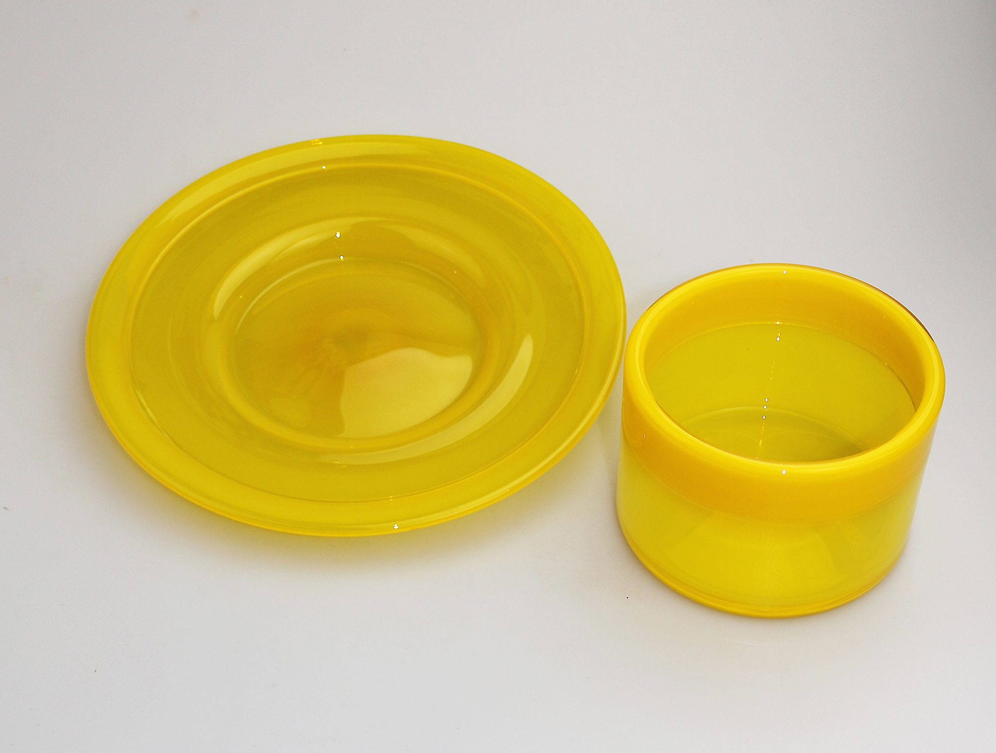A rare mid-century Erik Hoglund Kosta Boda Art Glass Table Centrepiece C.1960's