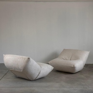 Lounge Chairs ‘Papillon’ by Guido Maria Rosati for Giovannetti, 1970s